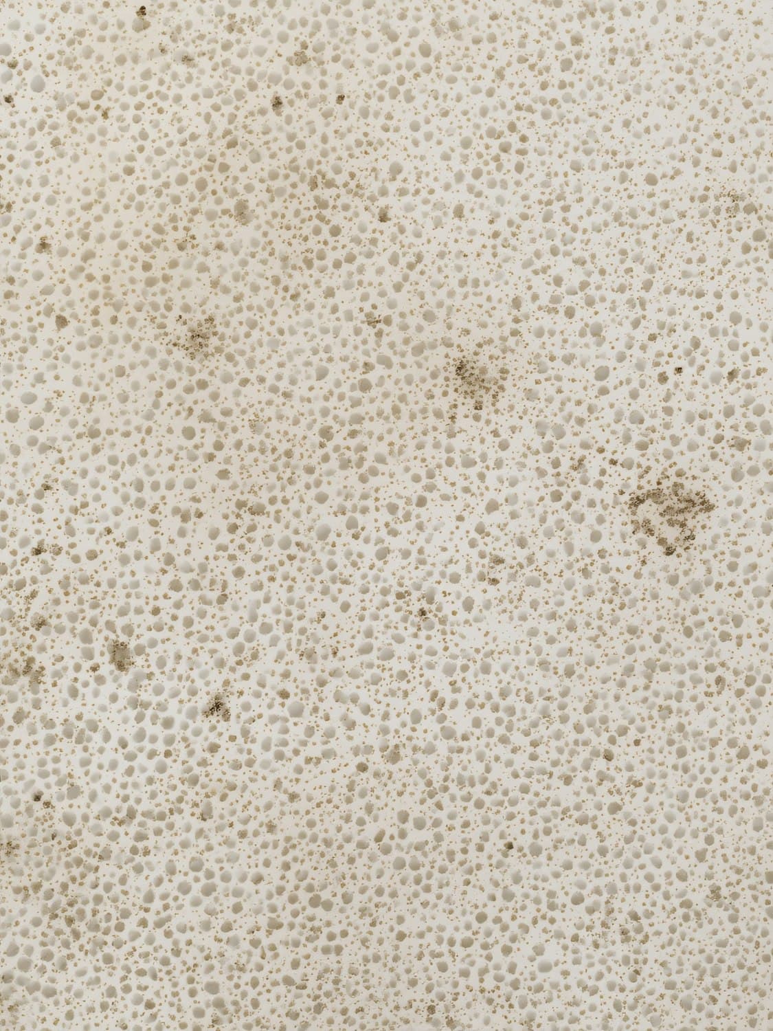 Close-up of honed travertine
